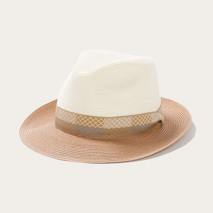Men/Women Fedora Stetson Andover Milan Fedora Ivory Cognac