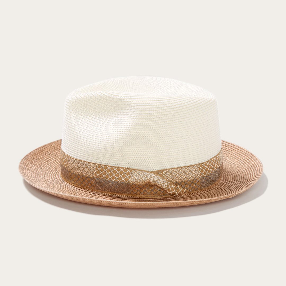 Men/Women Fedora Stetson Andover Milan Fedora Ivory Cognac