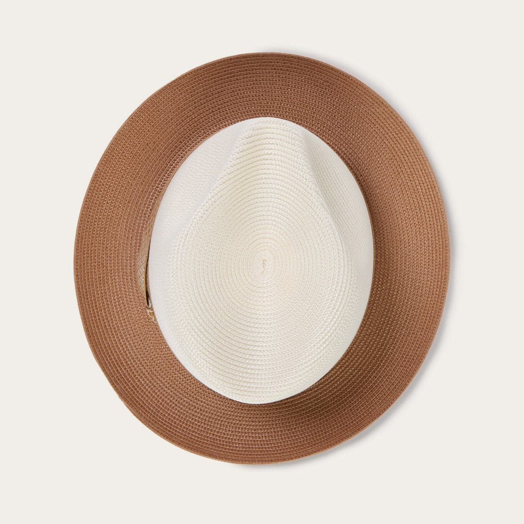 Men/Women Fedora Stetson Andover Milan Fedora Ivory Cognac