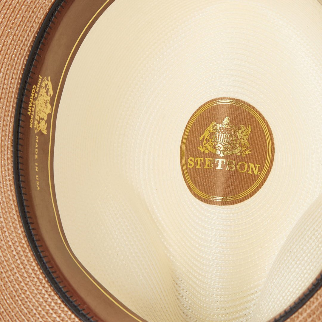 Men/Women Fedora Stetson Andover Milan Fedora Ivory Cognac