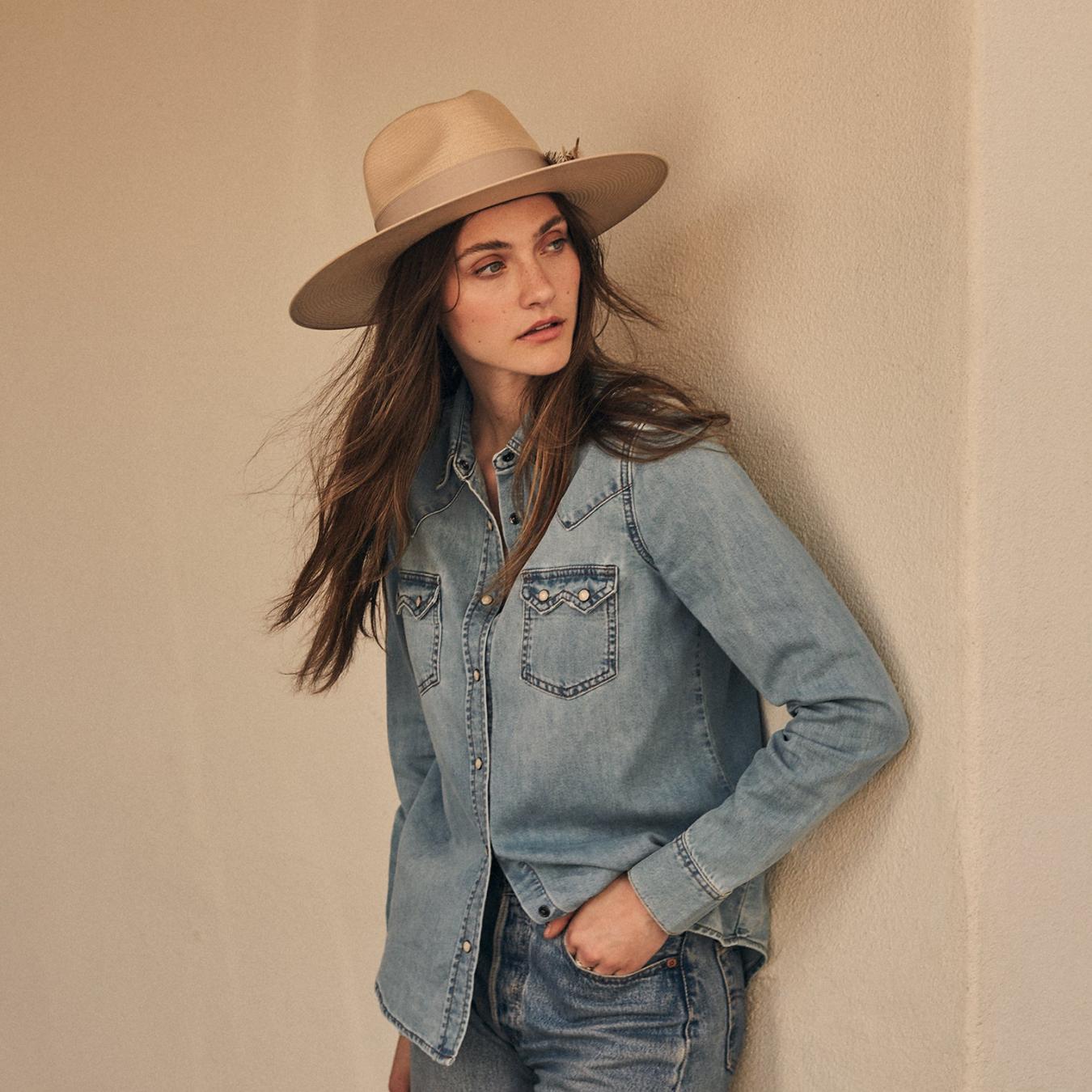 Men/Women Fedora Stetson Atacama Straw Fedora Silverbelly