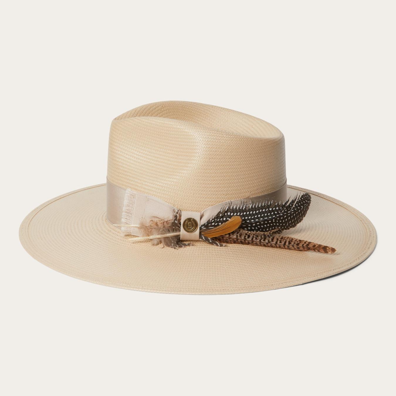 Men/Women Fedora Stetson Atacama Straw Fedora Silverbelly