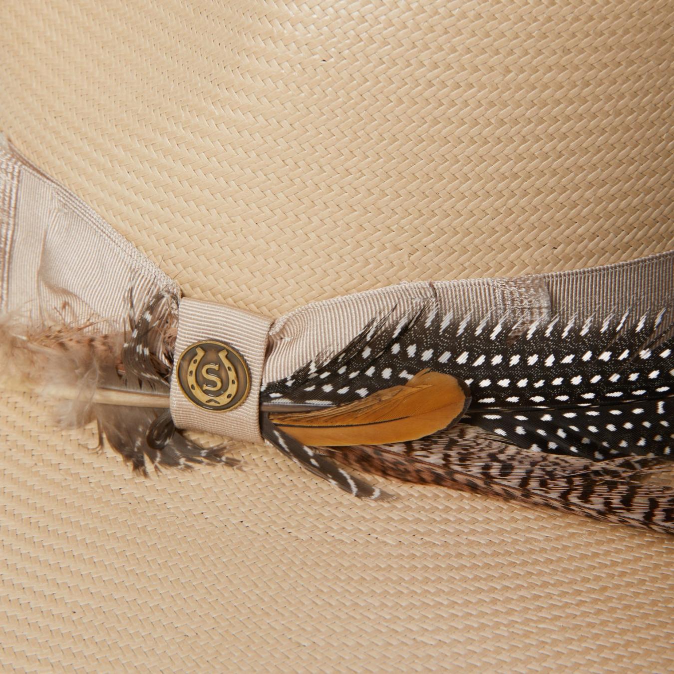 Men/Women Fedora Stetson Atacama Straw Fedora Silverbelly