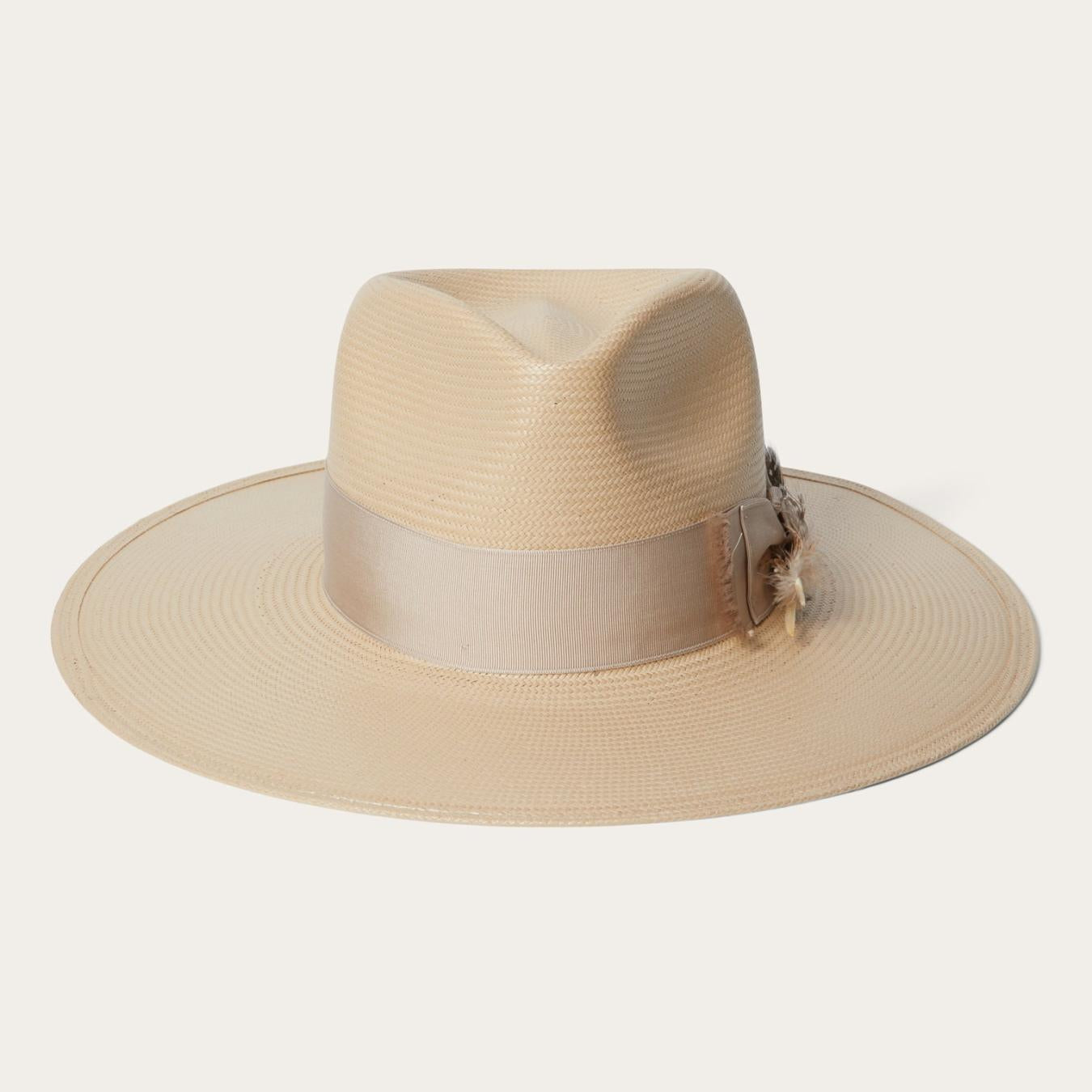 Men/Women Fedora Stetson Atacama Straw Fedora Silverbelly