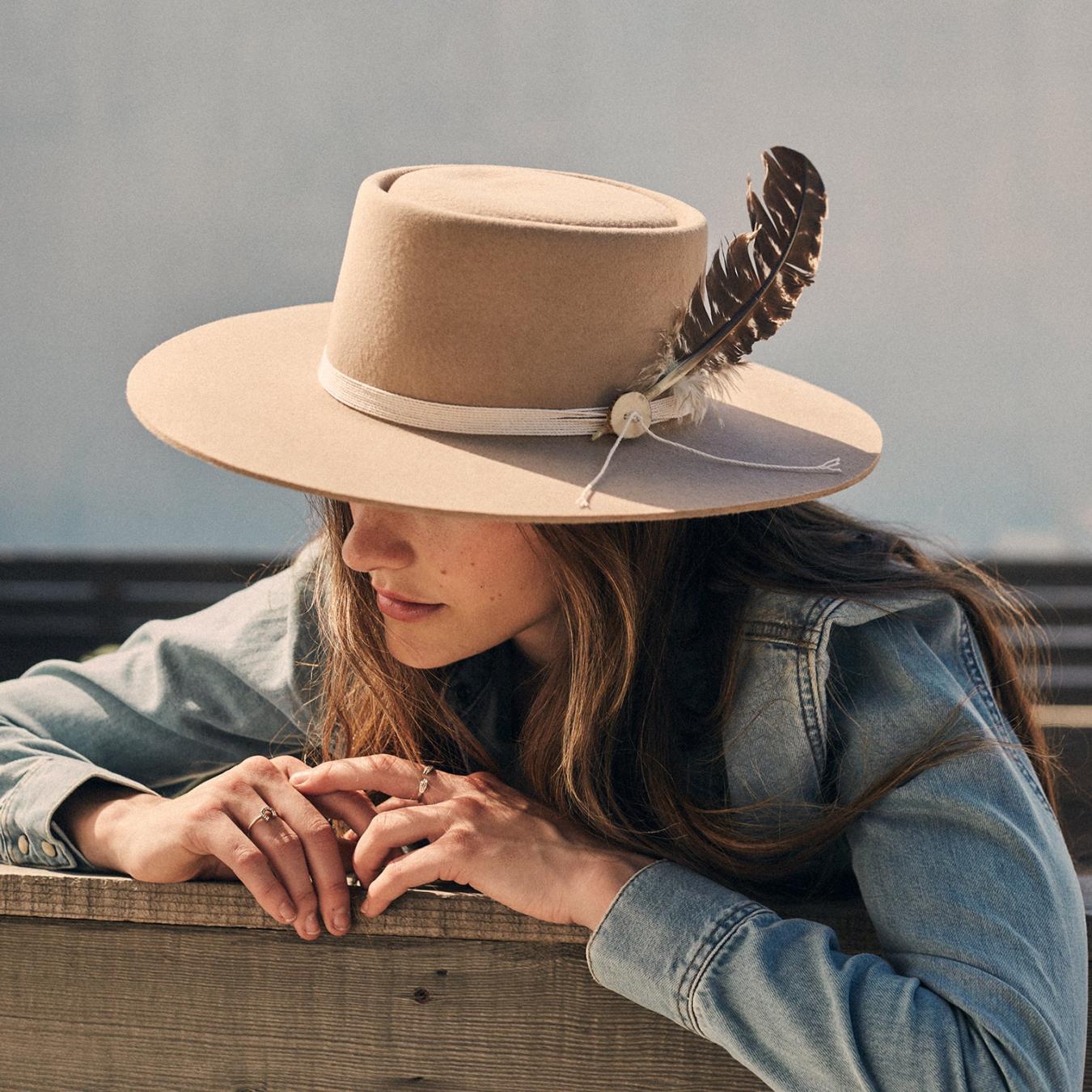 Men/Women Fedora Stetson Batterson Sand