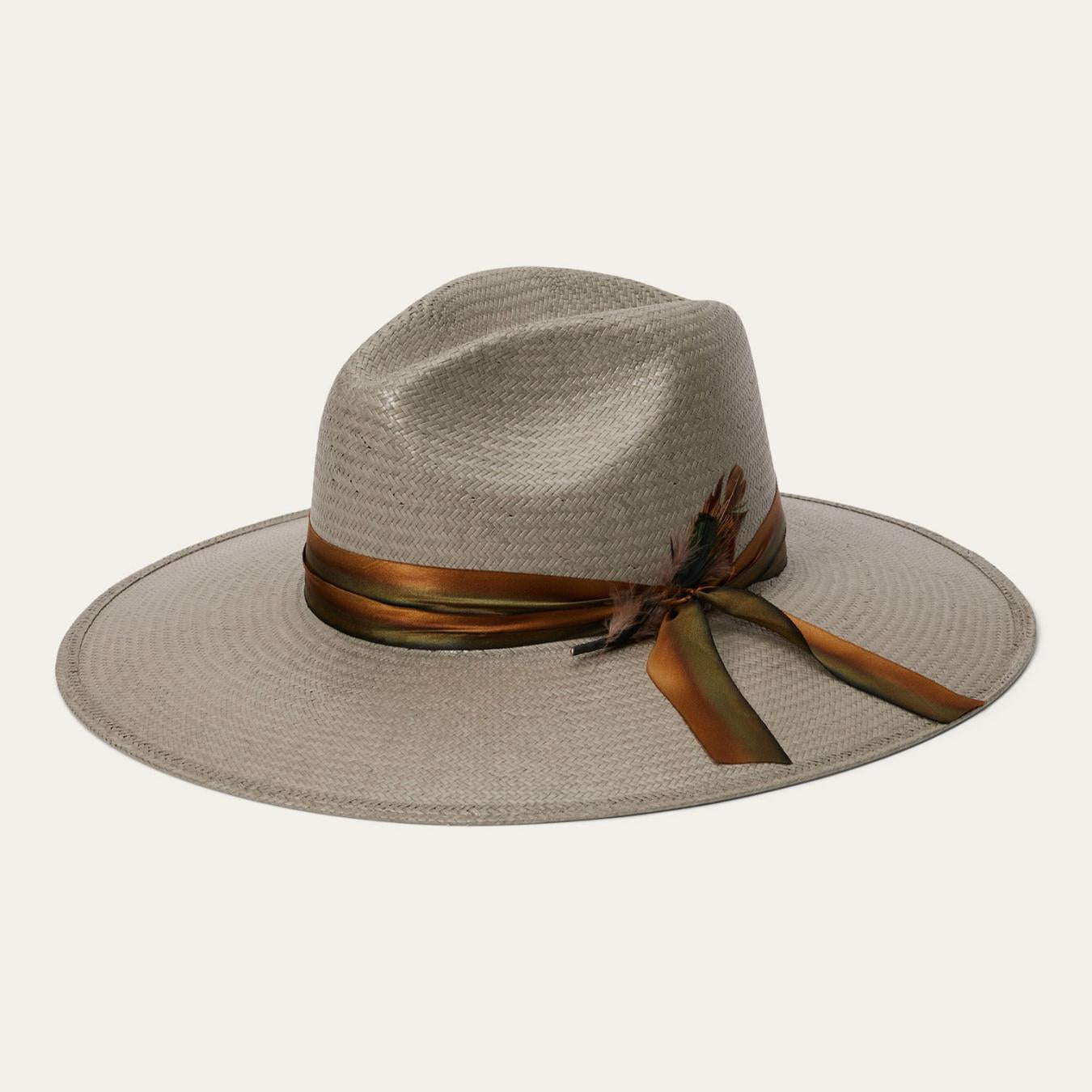 Men/Women Fedora Stetson Caelus Straw Fedora Seafoam