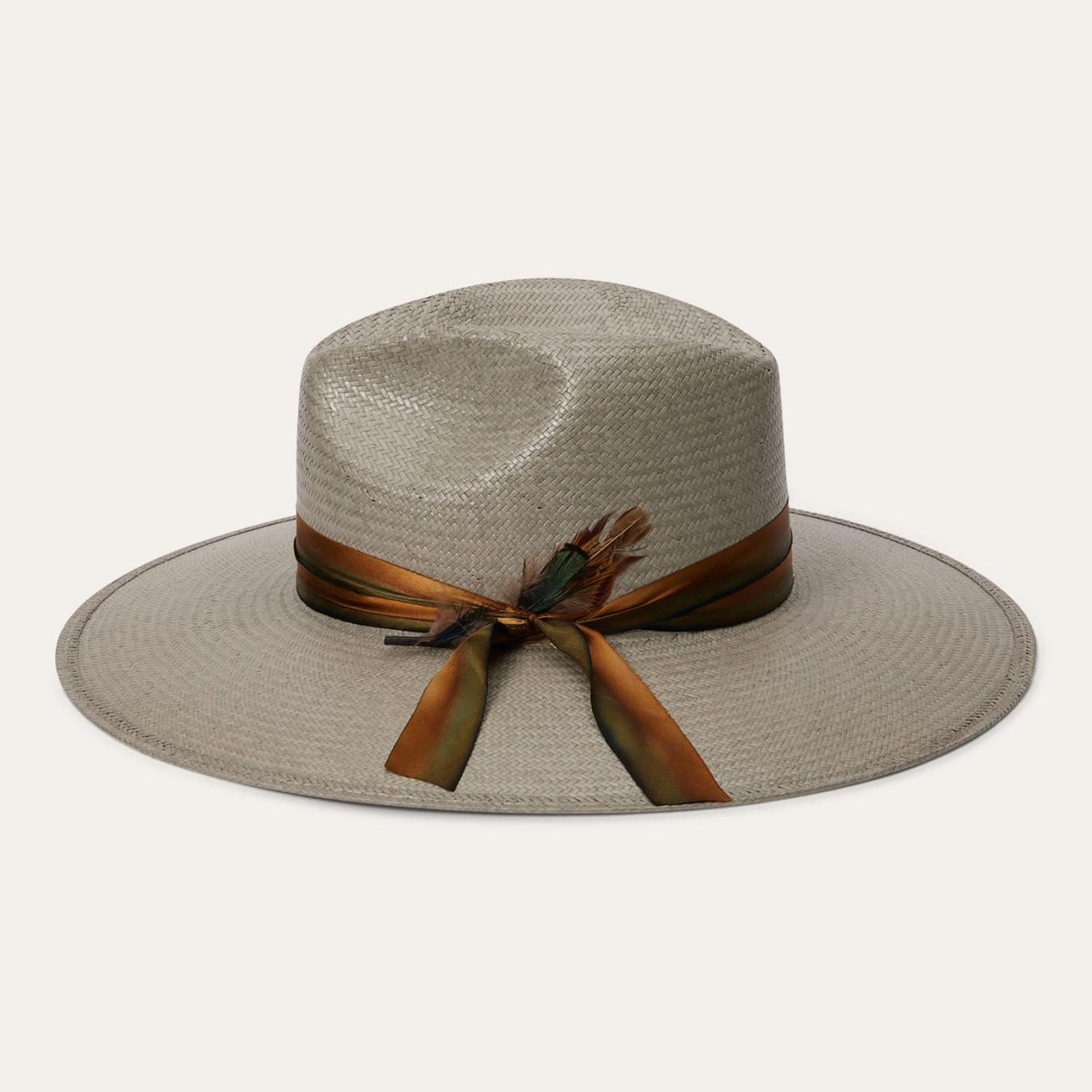 Men/Women Fedora Stetson Caelus Straw Fedora Seafoam