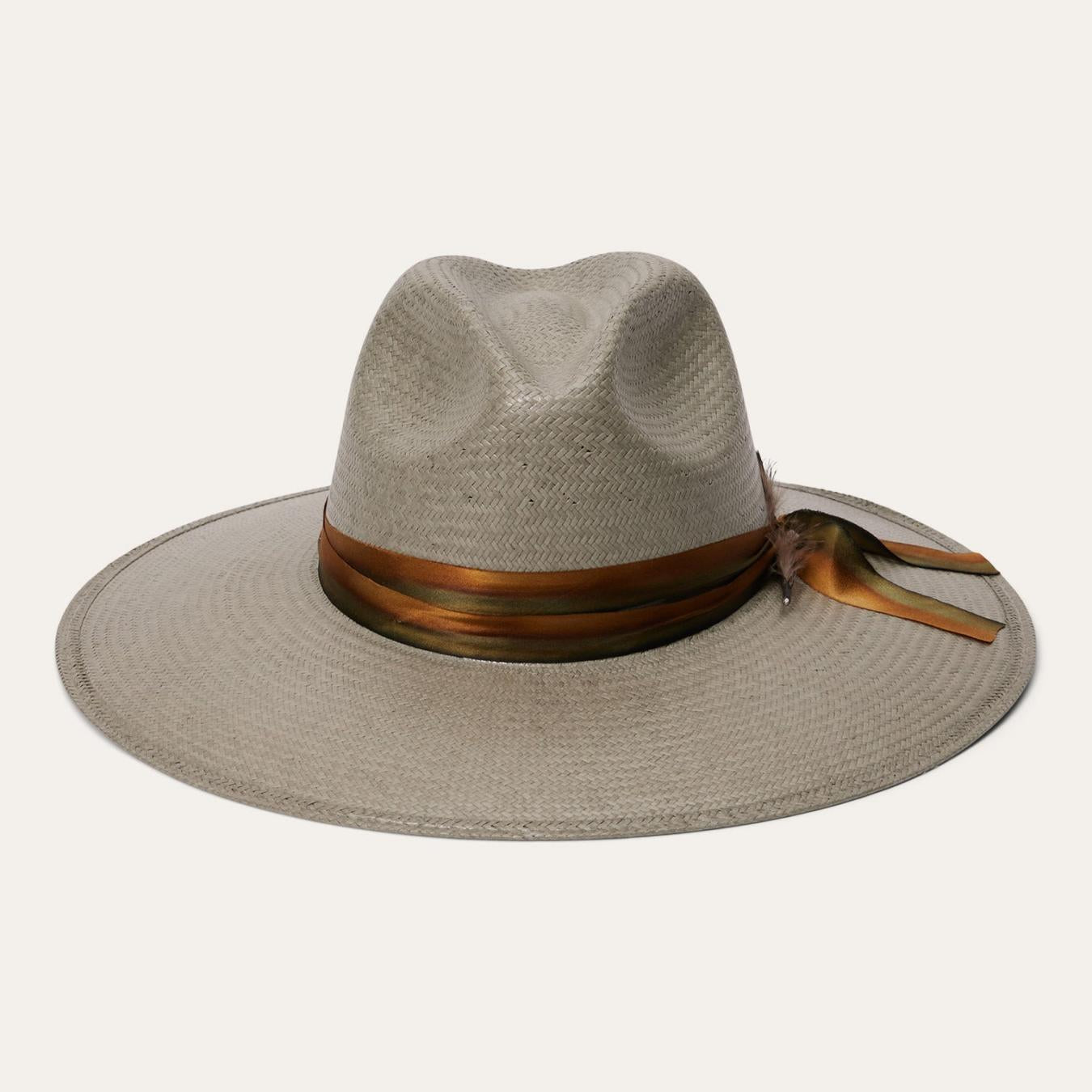 Men/Women Fedora Stetson Caelus Straw Fedora Seafoam