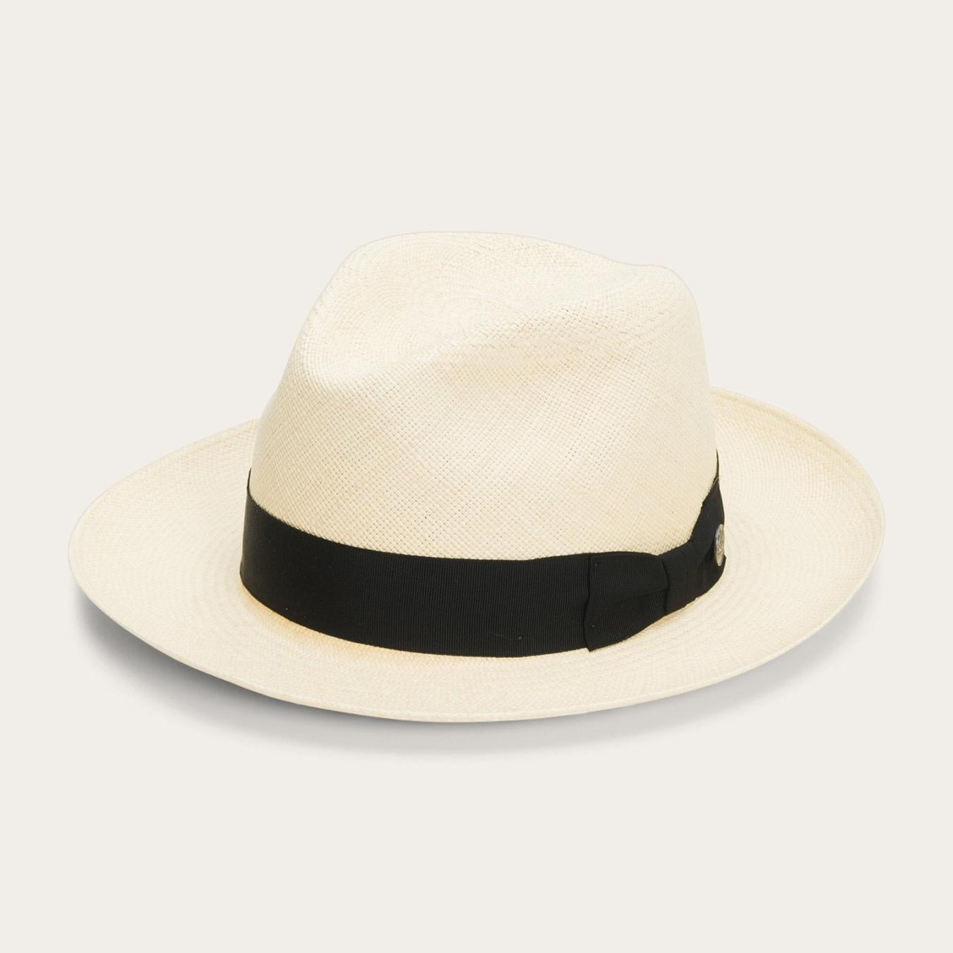 Men/Women Fedora Stetson Center Dent Panama Fedora Natural