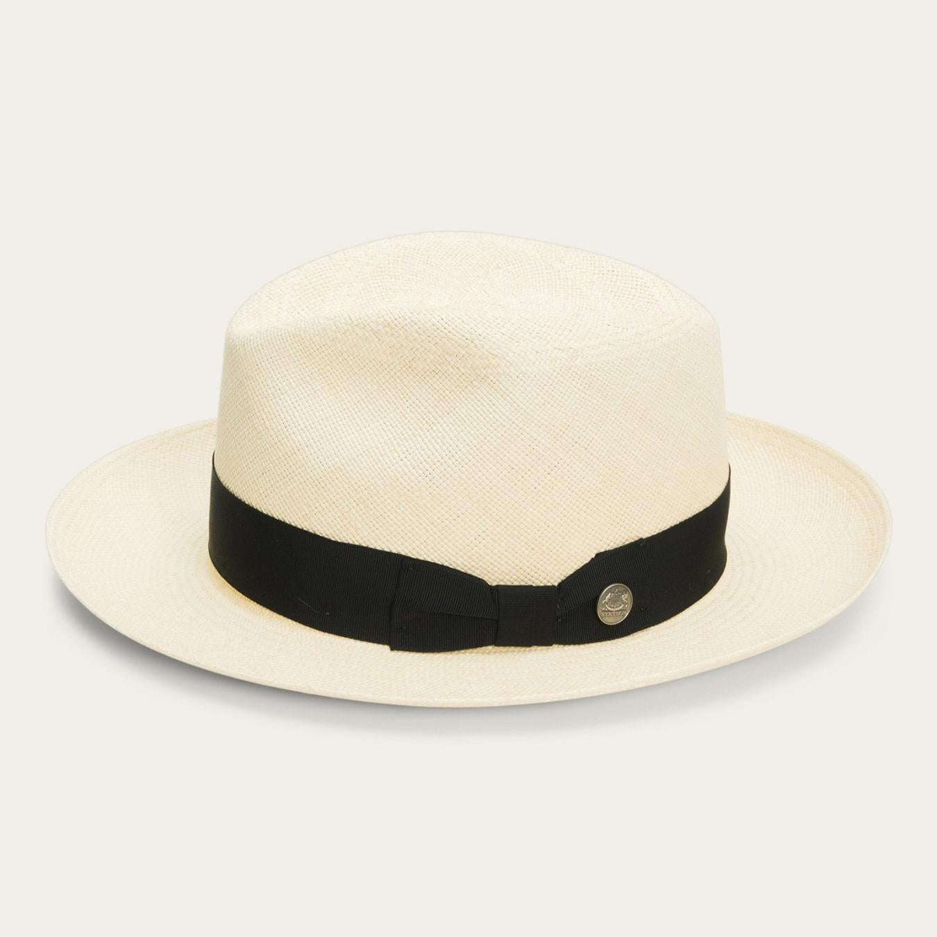 Men/Women Fedora Stetson Center Dent Panama Fedora Natural
