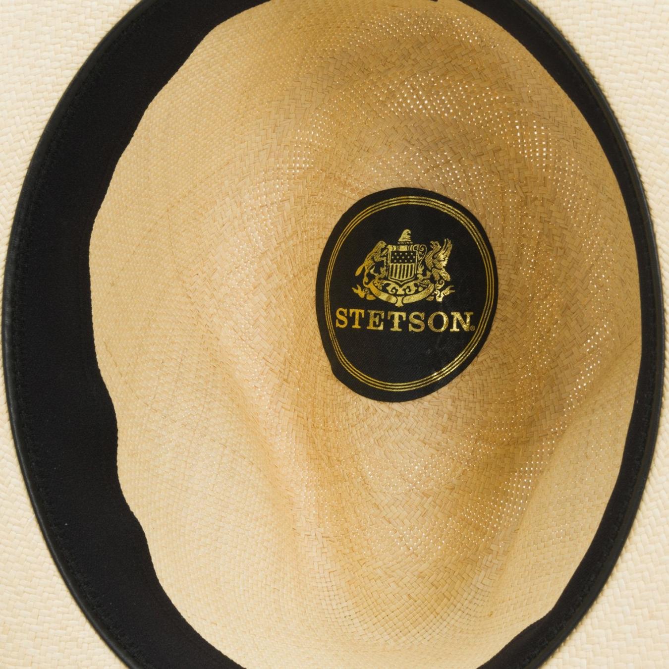 Men/Women Fedora Stetson Center Dent Panama Fedora Natural