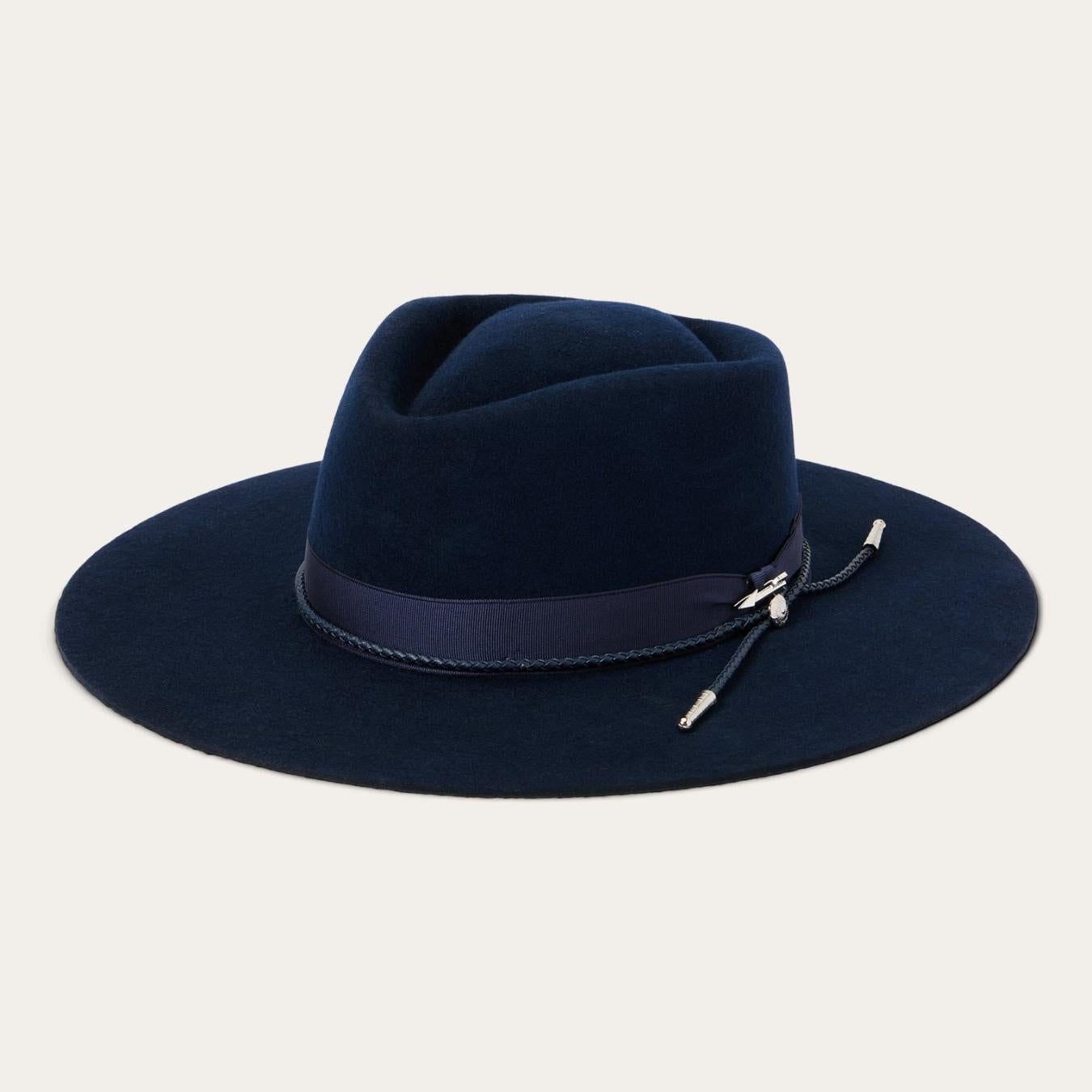 Men/Women Fedora Stetson Dylan Navy