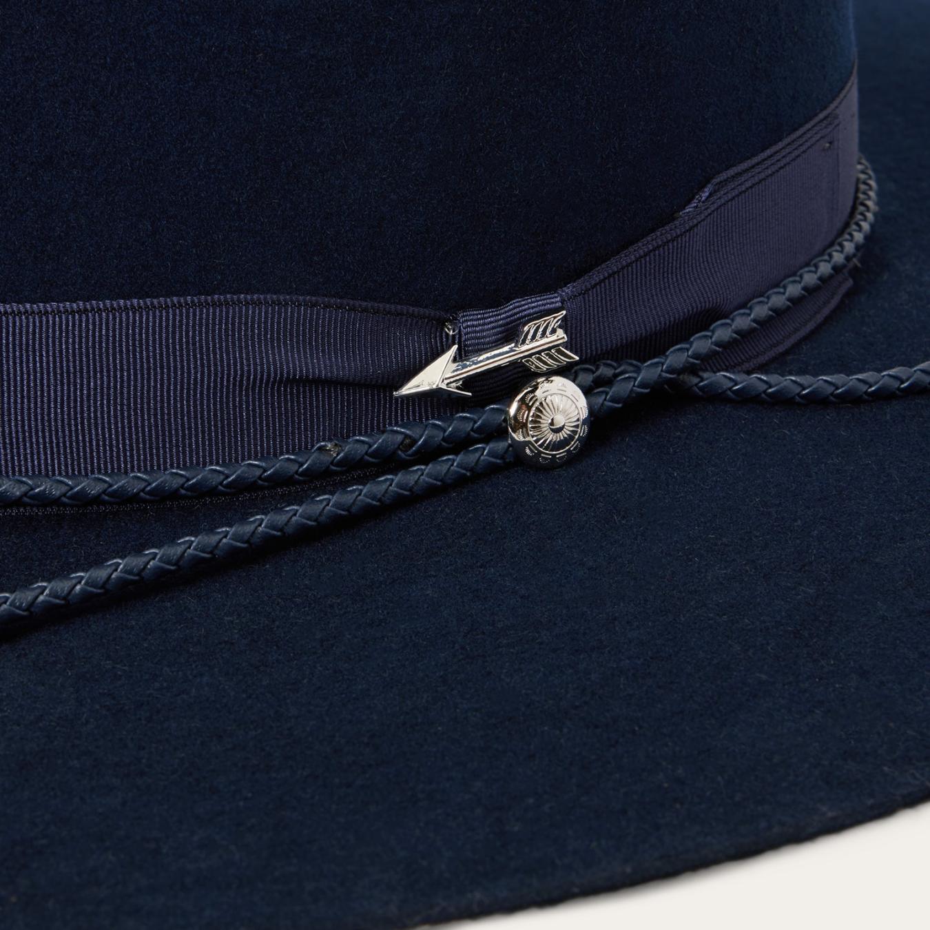 Men/Women Fedora Stetson Dylan Navy