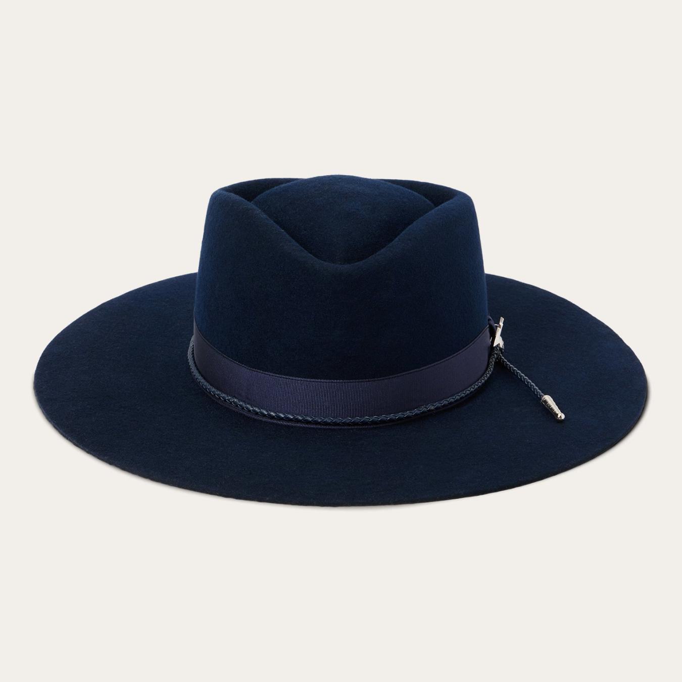 Men/Women Fedora Stetson Dylan Navy