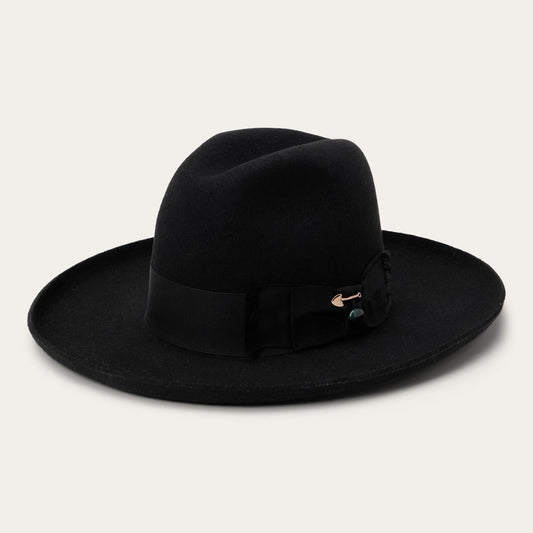 Men/Women Fedora Stetson Eureka Black
