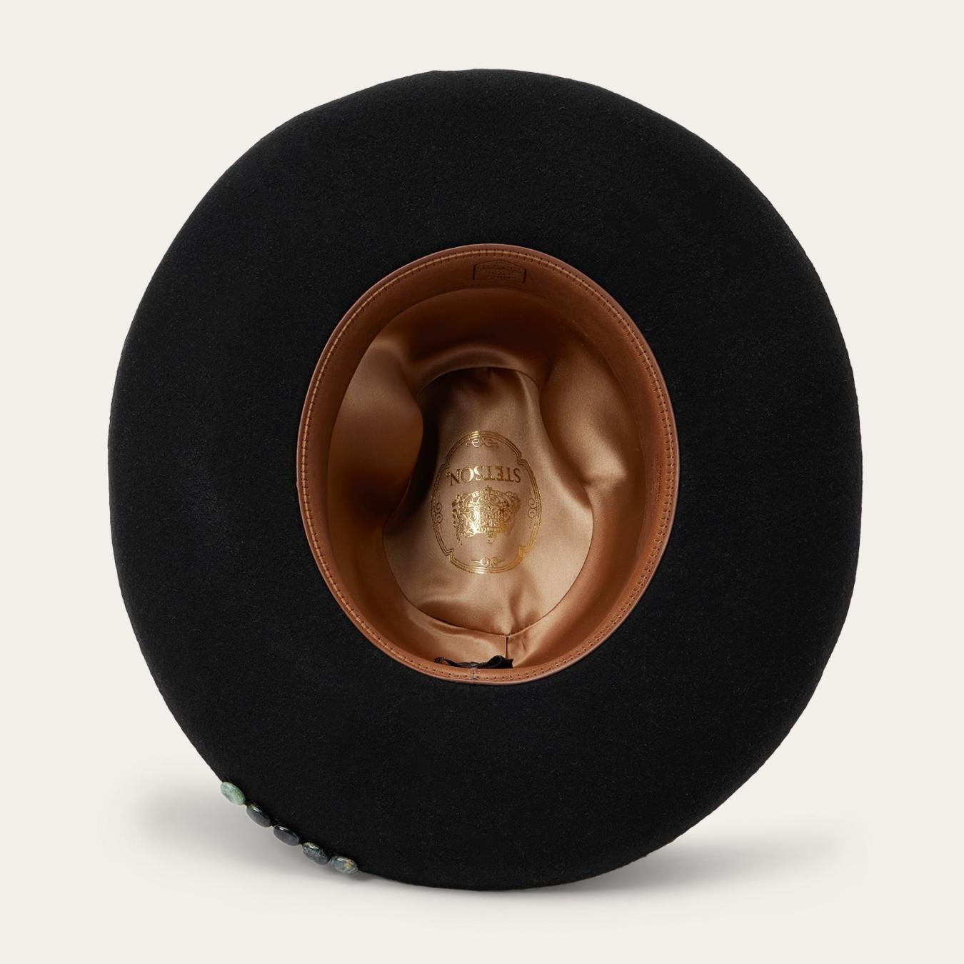 Men/Women Fedora Stetson Eureka Black