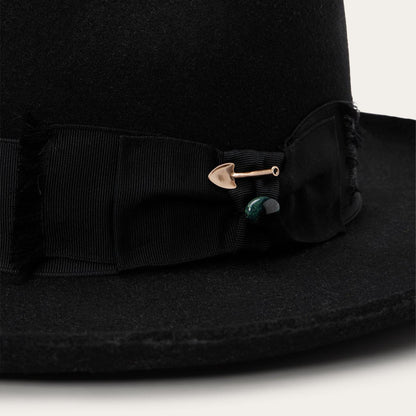 Men/Women Fedora Stetson Eureka Black