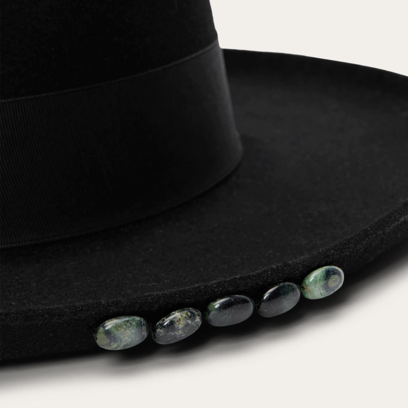 Men/Women Fedora Stetson Eureka Black