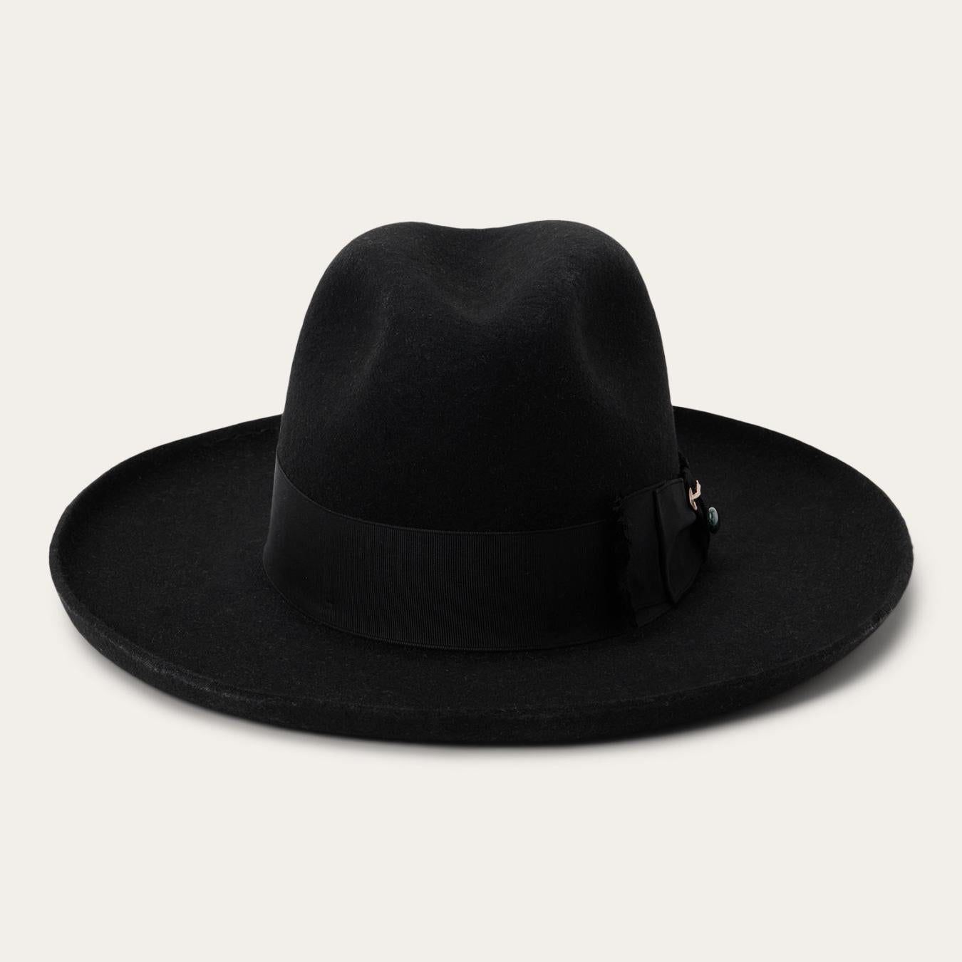 Men/Women Fedora Stetson Eureka Black