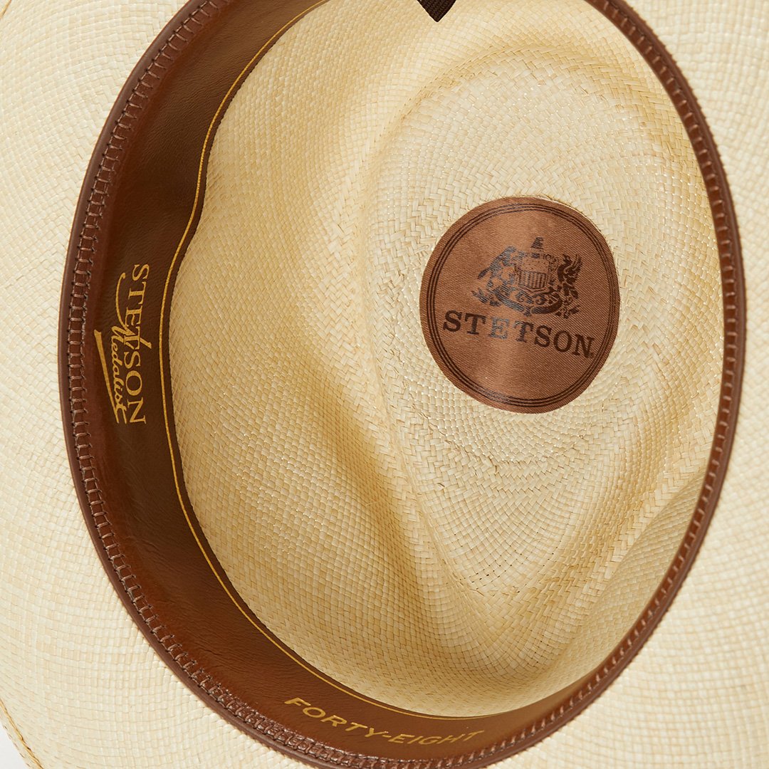 Men/Women Fedora Stetson Forty Eight Panama Fedora Natural