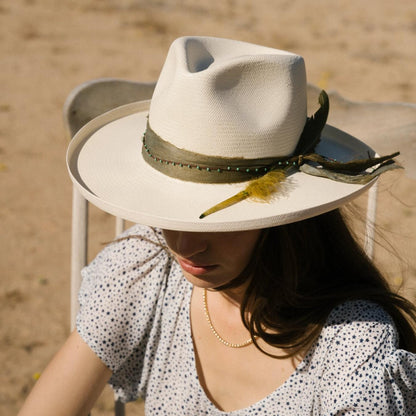 Men/Women Fedora Stetson Free Thinker Straw Hat Natural