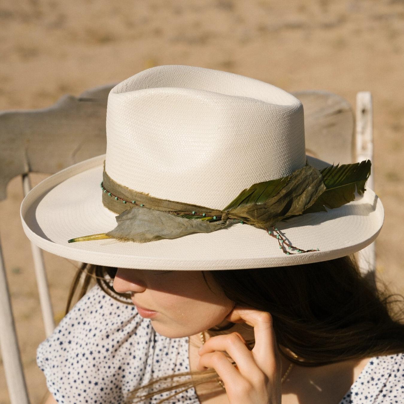 Men/Women Fedora Stetson Free Thinker Straw Hat Natural
