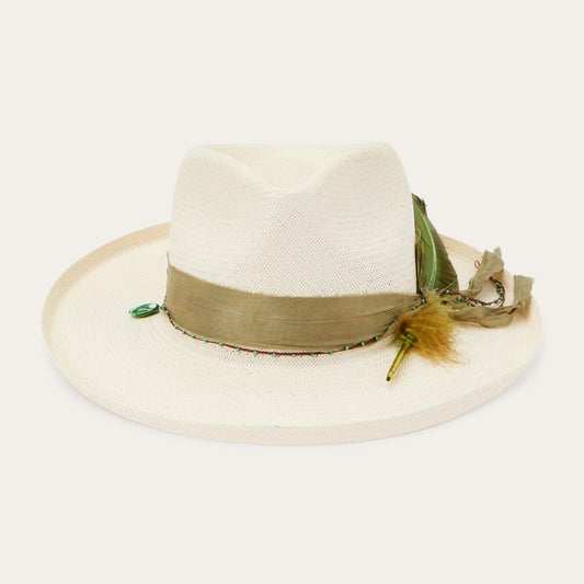 Men/Women Fedora Stetson Free Thinker Straw Hat Natural