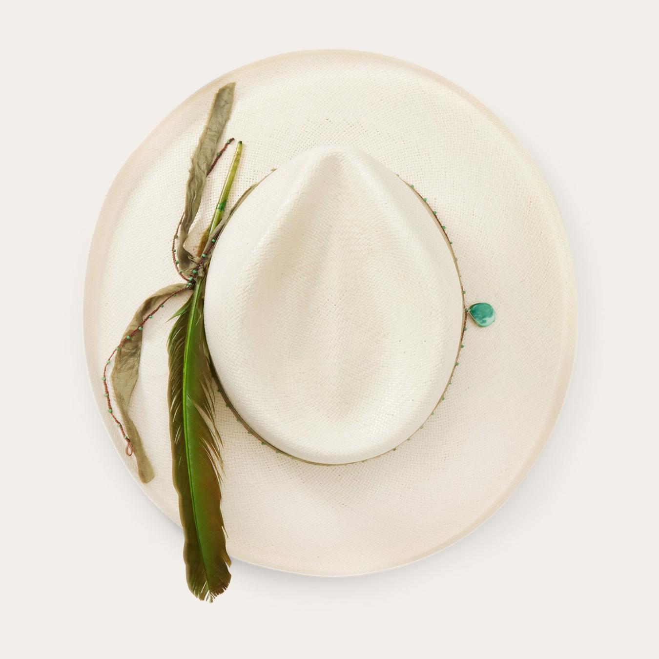 Men/Women Fedora Stetson Free Thinker Straw Hat Natural