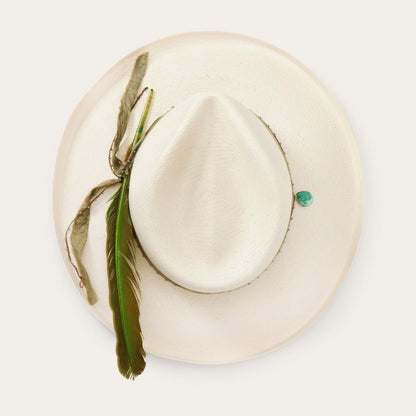 Men/Women Fedora Stetson Free Thinker Straw Hat Natural