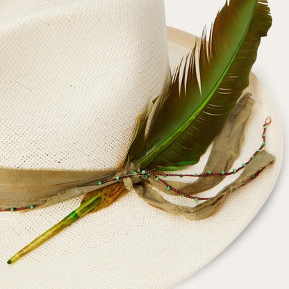 Men/Women Fedora Stetson Free Thinker Straw Hat Natural