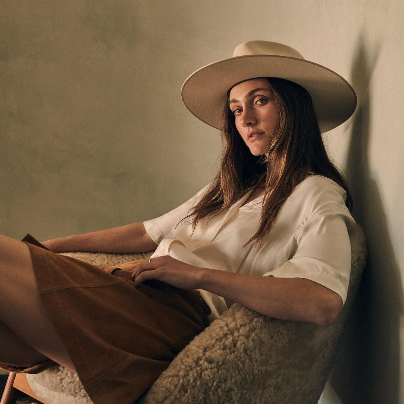 Men/Women Fedora Stetson Hardrock Bone