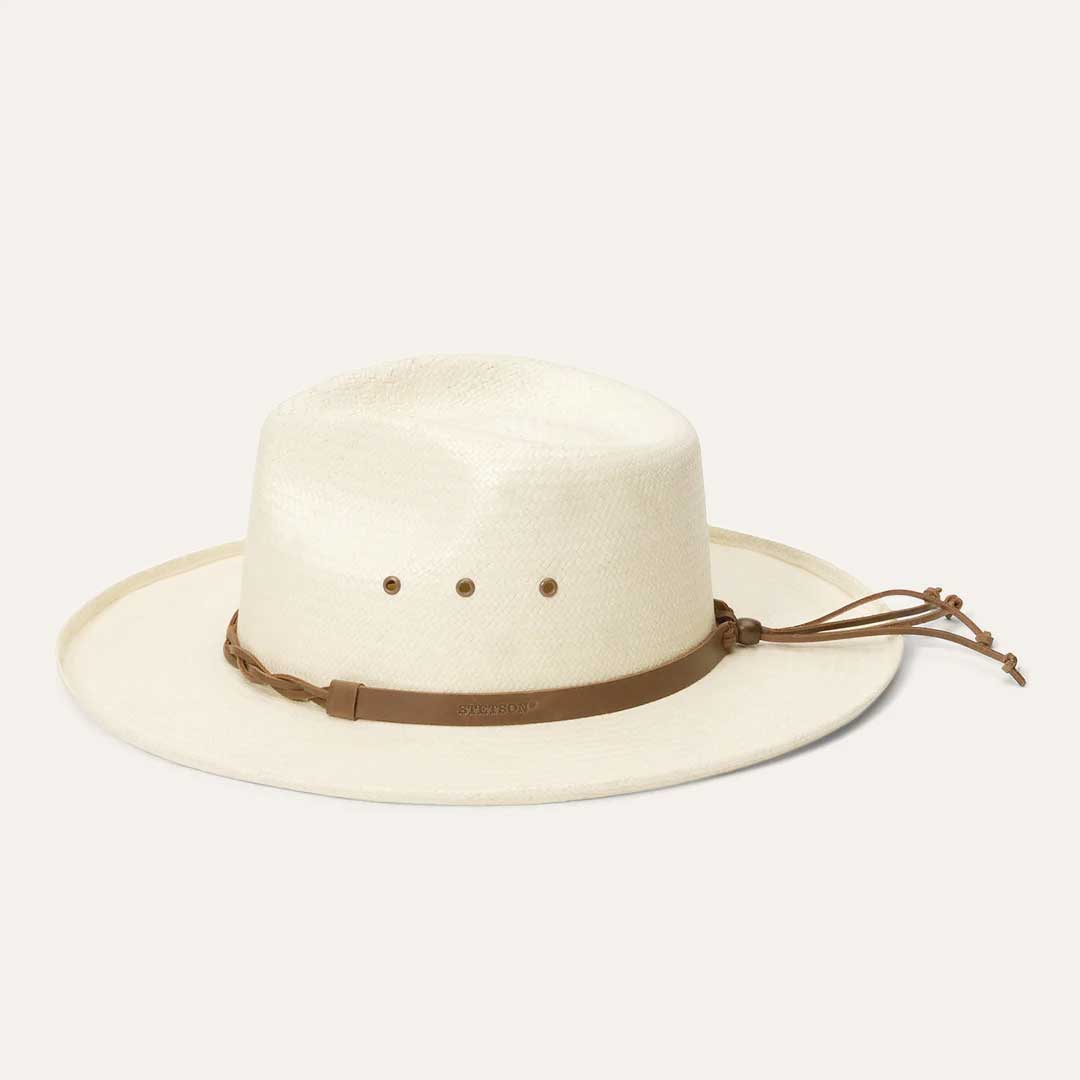 Men/Women Fedora Stetson Helena Straw Fedora Natural