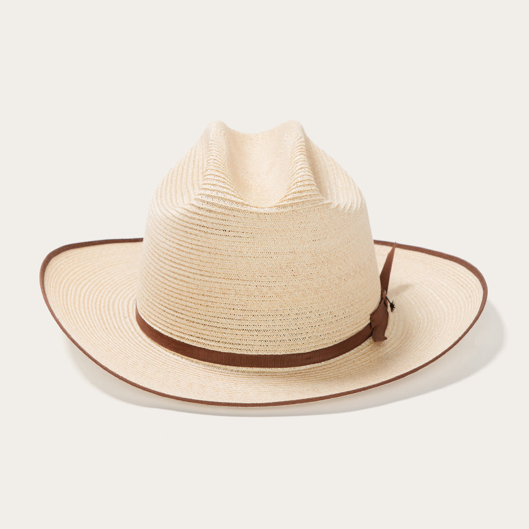 Men/Women Fedora Stetson Hemp Straw Open Road Natural