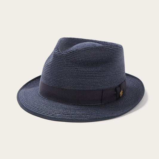 Men/Women Fedora Stetson Inwood Hemp Fedora Navy
