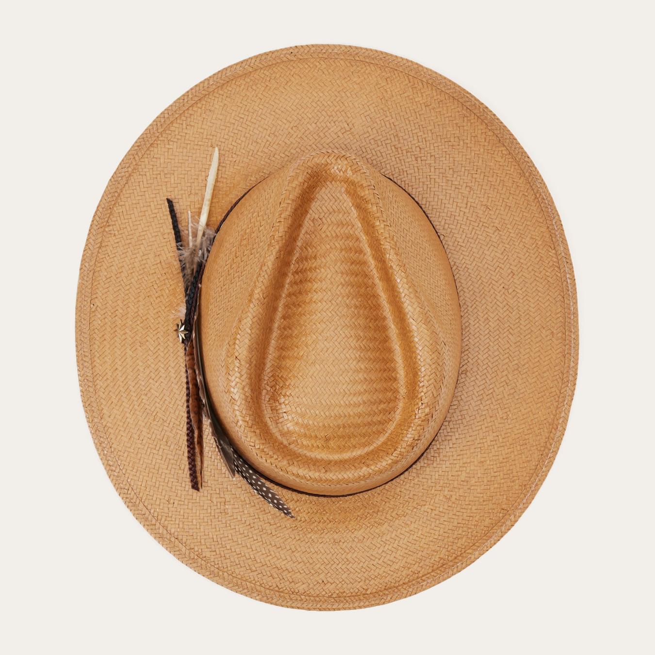 Men/Women Fedora Stetson Juno Shantung Straw Fedora Sand