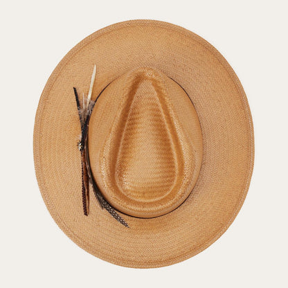 Men/Women Fedora Stetson Juno Shantung Straw Fedora Sand