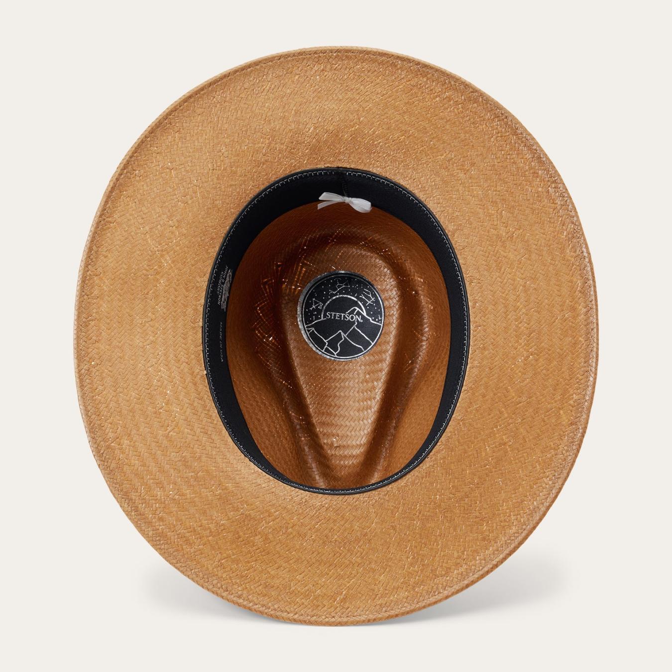 Men/Women Fedora Stetson Juno Shantung Straw Fedora Sand