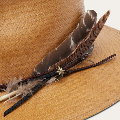 Men/Women Fedora Stetson Juno Shantung Straw Fedora Sand