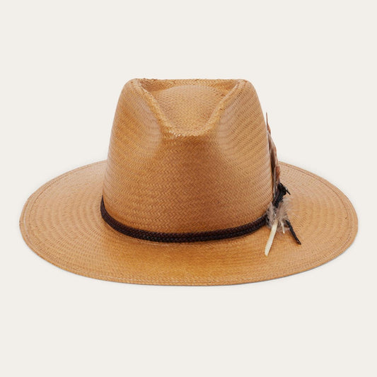 Men/Women Fedora Stetson Juno Shantung Straw Fedora Sand