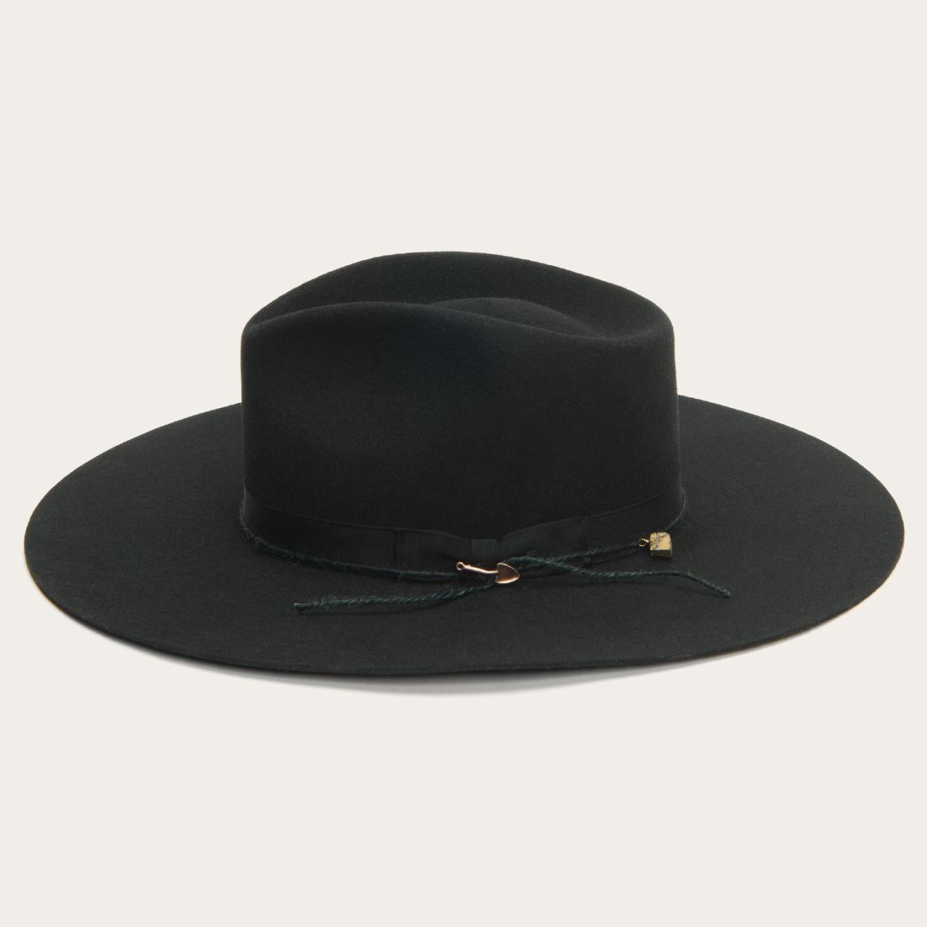 Men/Women Fedora Stetson JW Marshall Black