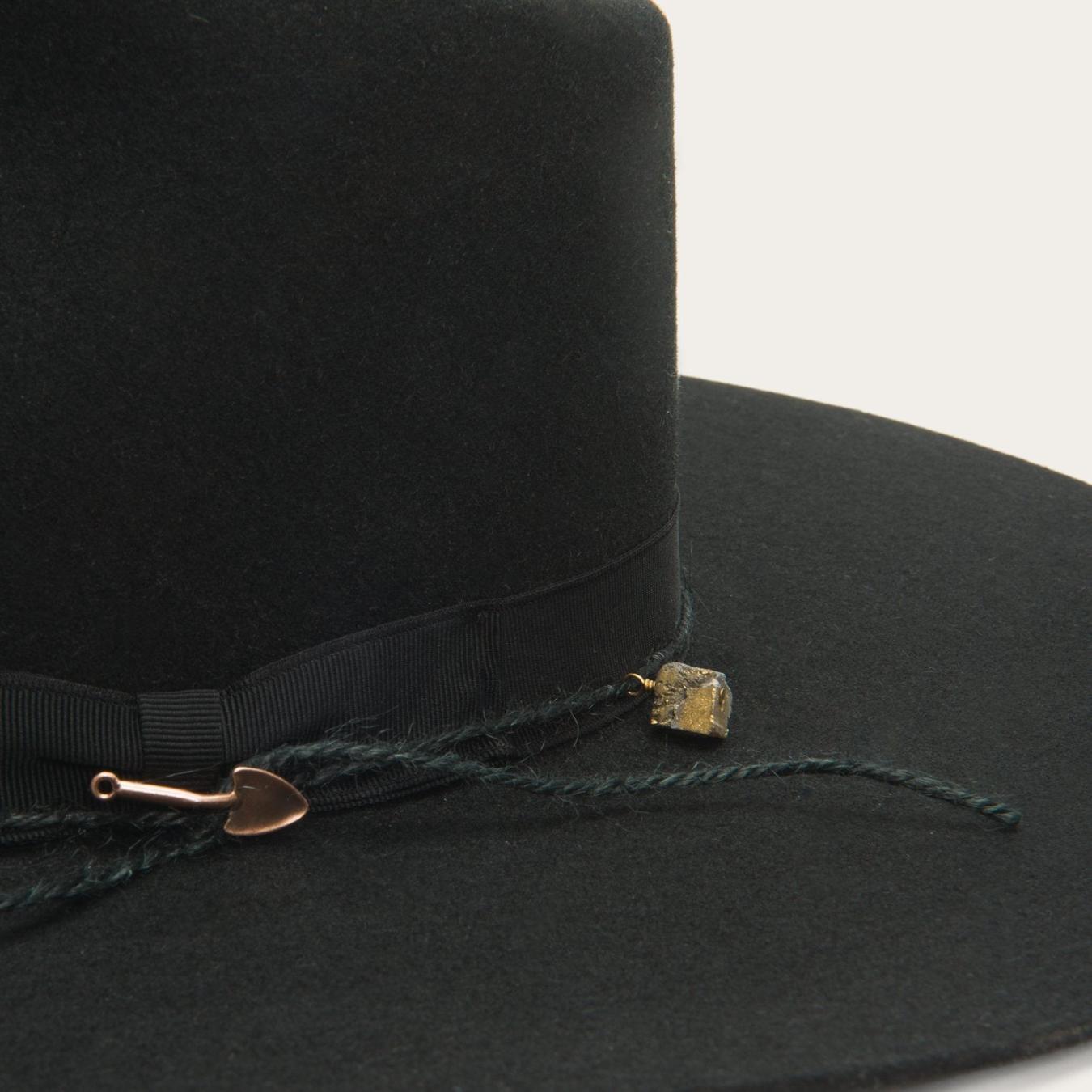 Men/Women Fedora Stetson JW Marshall Black