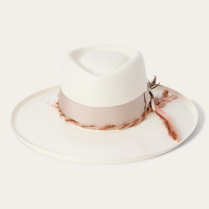 Men/Women Fedora Stetson Kings Row Shantung Straw Fedora Natural
