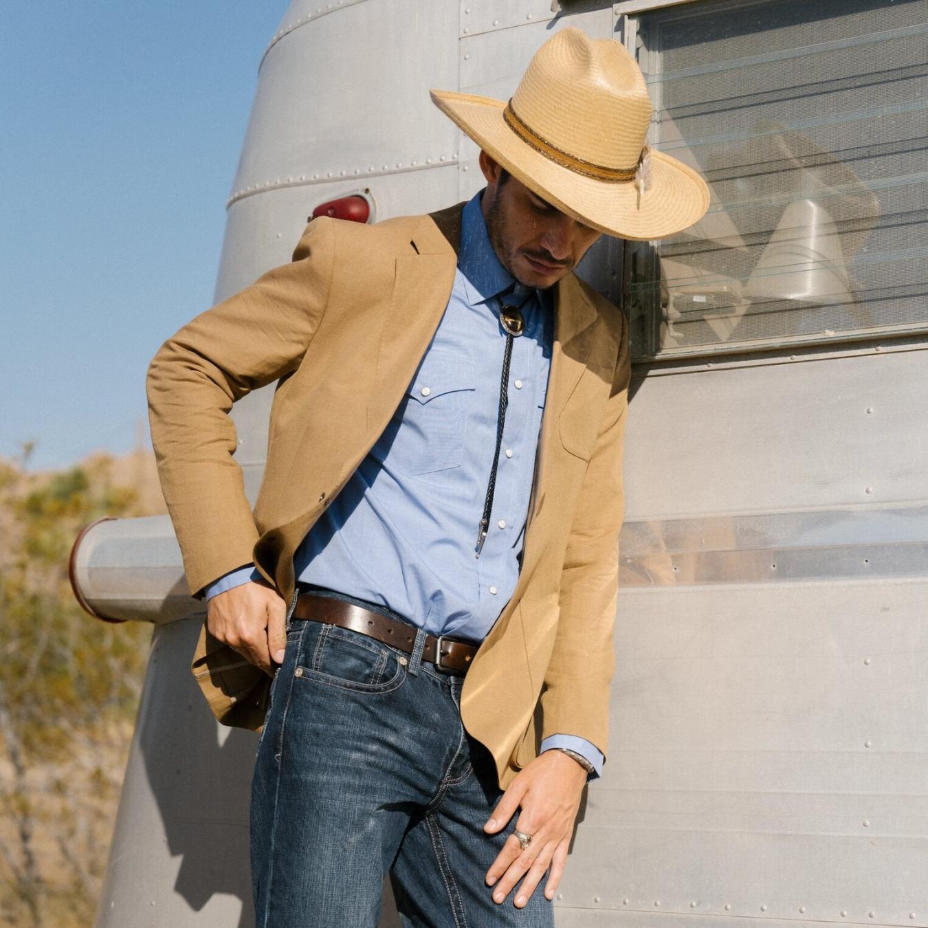 Men/Women Fedora Stetson Might Could Tan