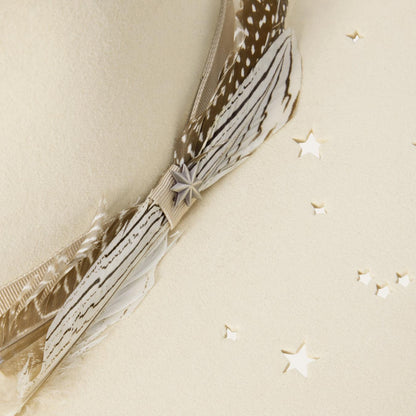 Men/Women Fedora Stetson Night Sky Fedora Bone