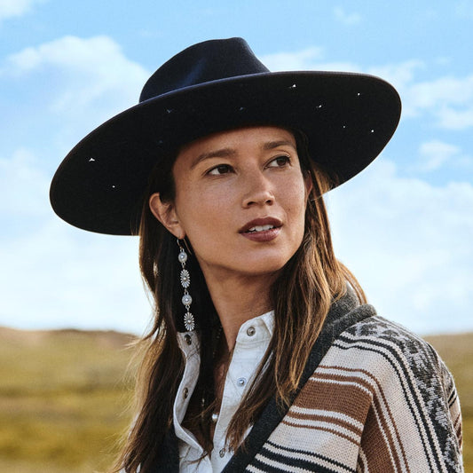 Men/Women Fedora Stetson Night Sky Fedora Navy