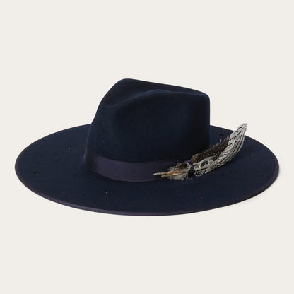 Men/Women Fedora Stetson Night Sky Fedora Navy