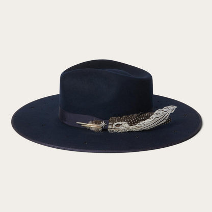 Men/Women Fedora Stetson Night Sky Fedora Navy