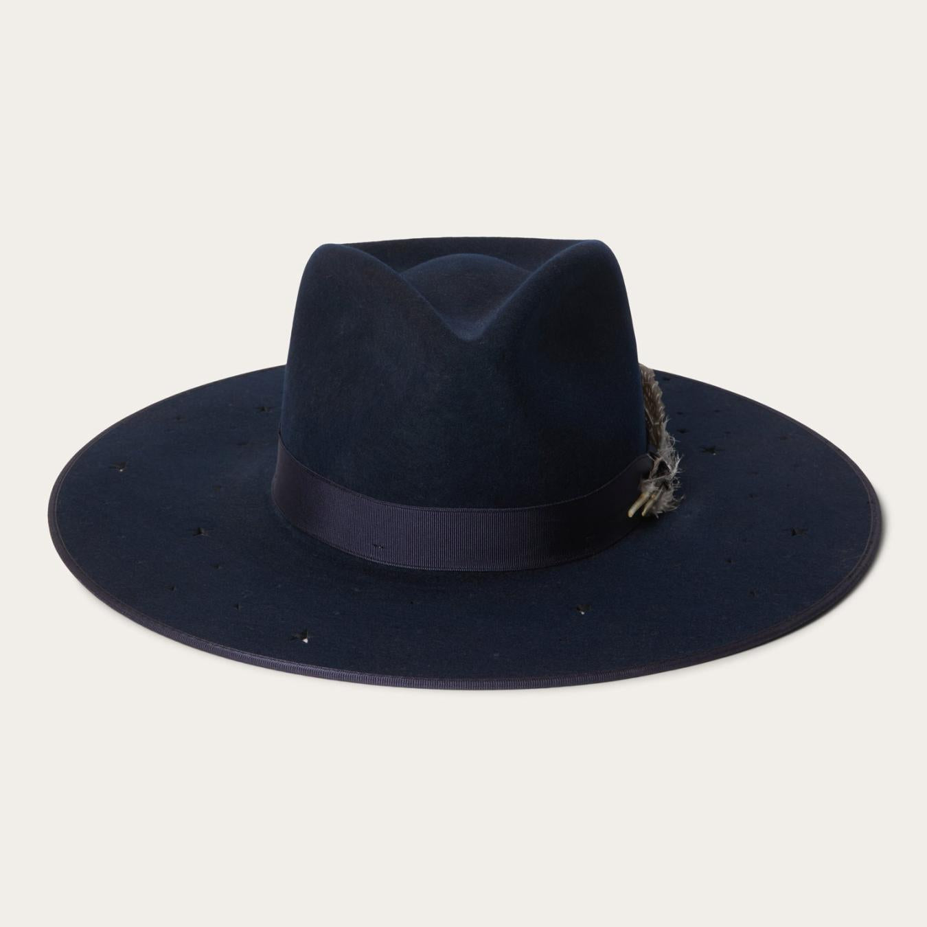 Men/Women Fedora Stetson Night Sky Fedora Navy