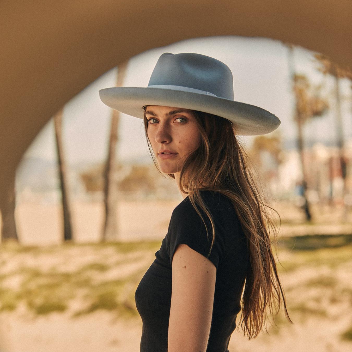 Men/Women Fedora Stetson Oceanus Fedora Light Grey