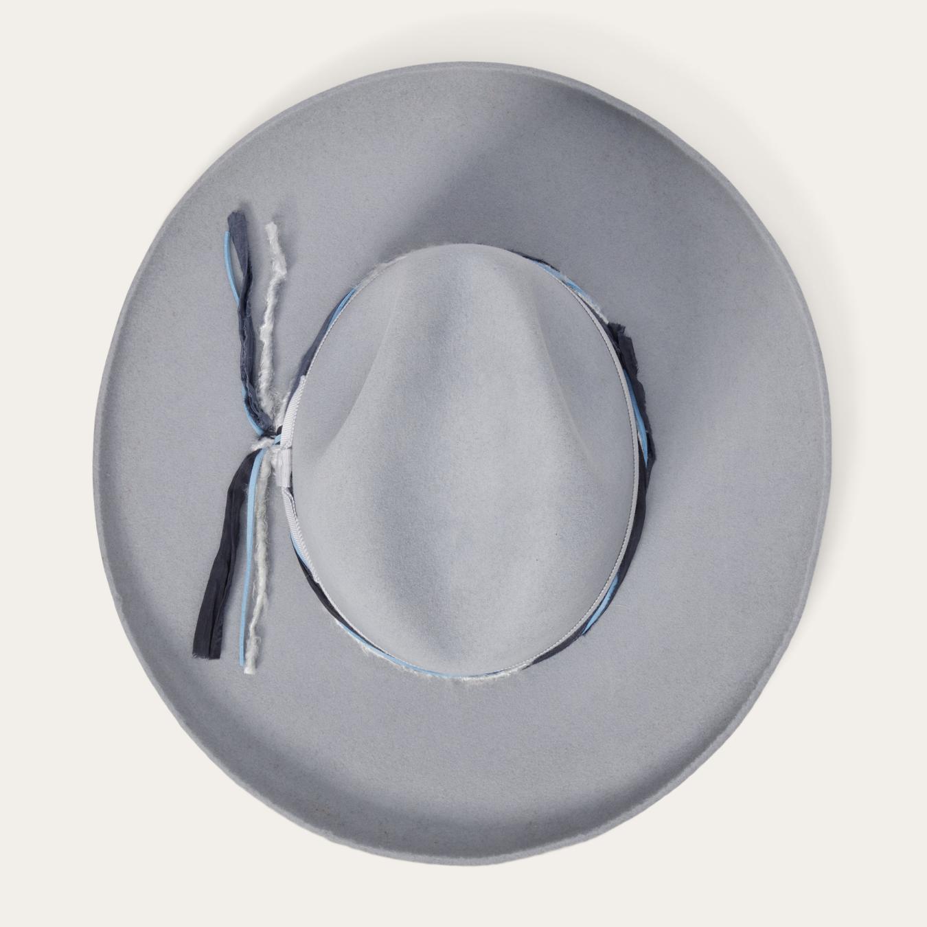Men/Women Fedora Stetson Oceanus Fedora Light Grey